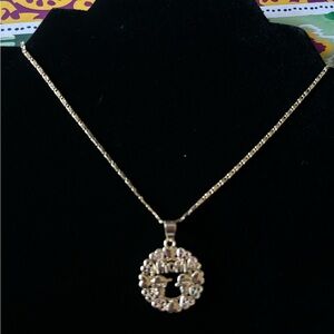 Gold Plated Necklace and pendant